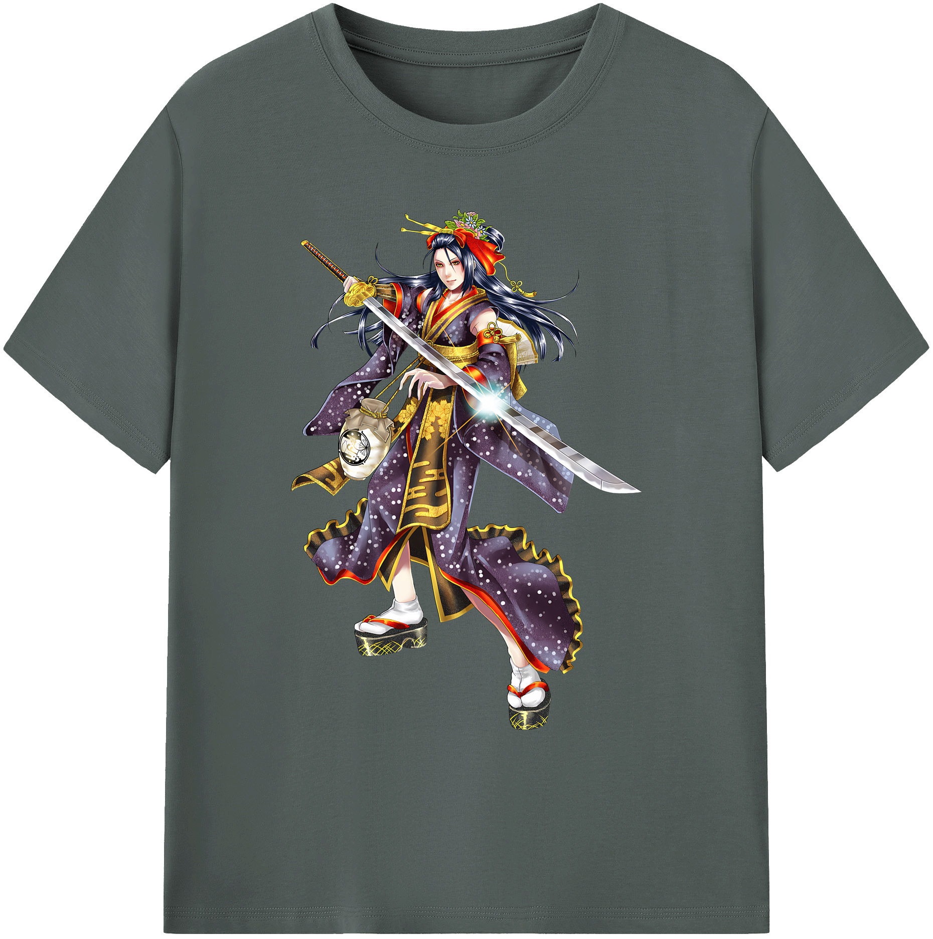（画像用） 刀剣乱舞 Touken Ranbu 綿100％ メンズ半袖Tシャツ｜肌触りやわらか＆通気性